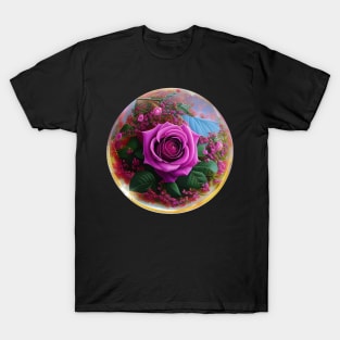 Rose in the glass ball T-Shirt